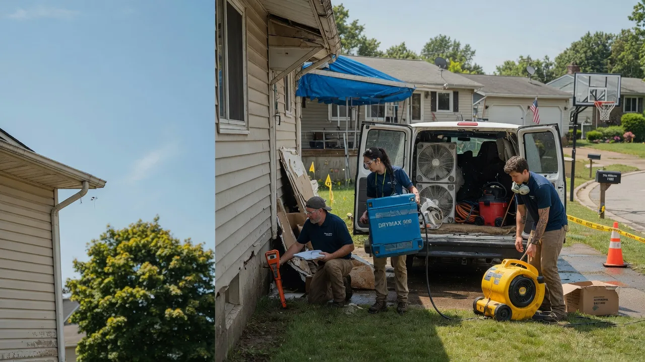 Ceiling Leak Cleanup in Michigan Center, MI near me